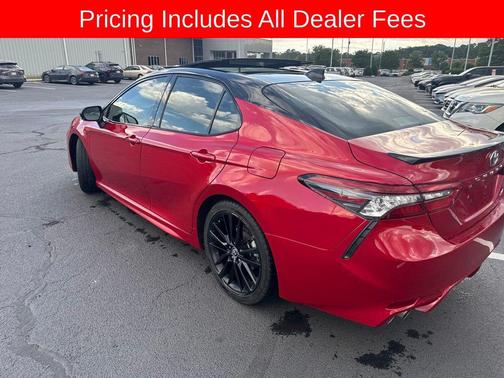 Supersonic Red/Midnight Black Metallic 2023 Toyota Camry XSE
