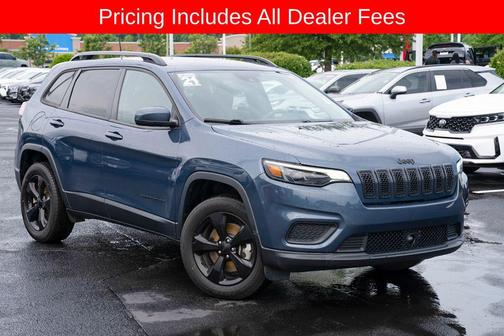 Slate Blue Pearlcoat 2021 Jeep Cherokee Latitude