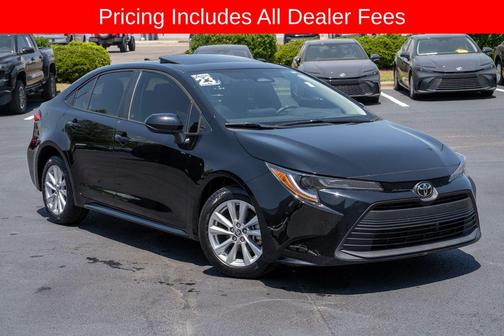 Midnight Black Metallic 2023 Toyota Corolla LE