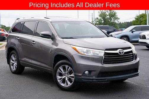 Predawn Gray Mica 2015 Toyota Highlander XLE