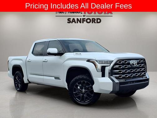 Wind Chill Pearl 2025 Toyota Tundra Hybrid Platinum