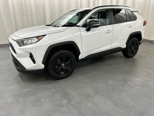 Super White 2021 Toyota RAV4 XLE