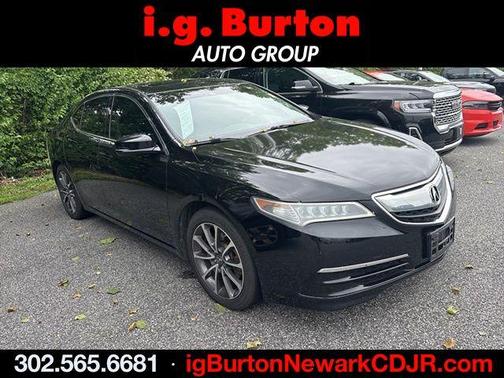 Crystal Black Pearl 2016 Acura TLX V6 Tech
