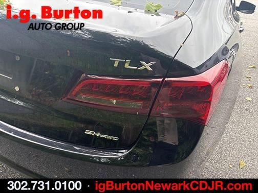 Crystal Black Pearl 2016 Acura TLX V6 Tech