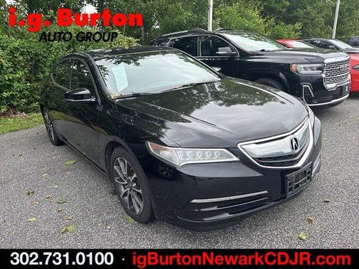 Crystal Black Pearl 2016 Acura TLX V6 Tech