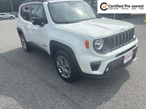 Alpine White Clearcoat 2023 Jeep Renegade Limited