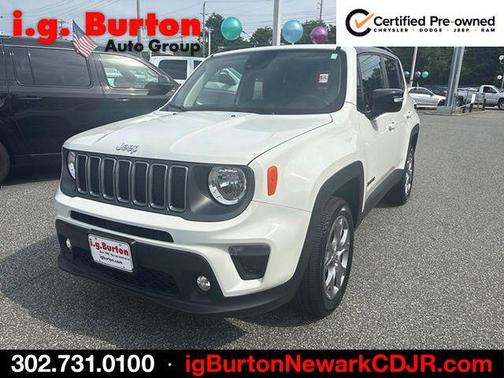 Alpine White Clearcoat 2023 Jeep Renegade Limited