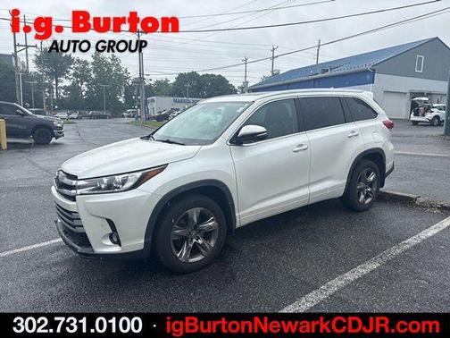 Blizzard Pearl 2019 Toyota Highlander Limited Platinum