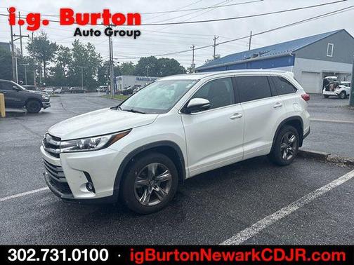 Blizzard Pearl 2019 Toyota Highlander Limited Platinum