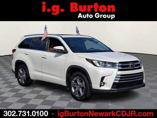 Blizzard Pearl 2019 Toyota Highlander Limited Platinum