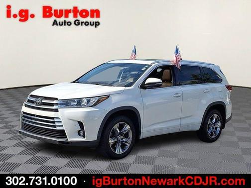 Blizzard Pearl 2019 Toyota Highlander Limited Platinum