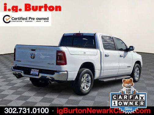 Bright White Clearcoat 2023 RAM 1500 Laramie