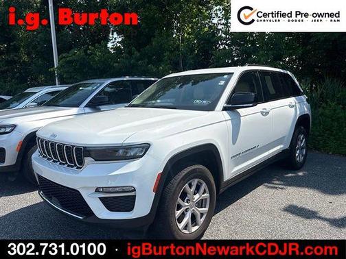 Bright White Clearcoat 2022 Jeep Grand Cherokee Limited