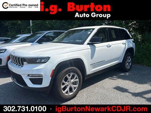 Bright White Clearcoat 2022 Jeep Grand Cherokee Limited