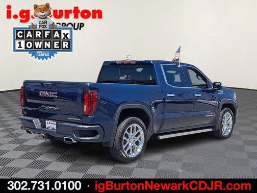 Pacific Blue Metallic 2023 GMC Sierra 1500 Denali