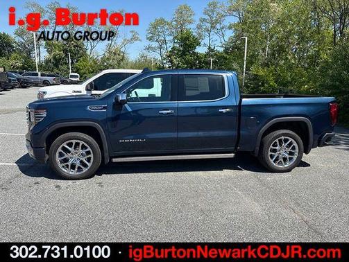 Pacific Blue Metallic 2023 GMC Sierra 1500 Denali