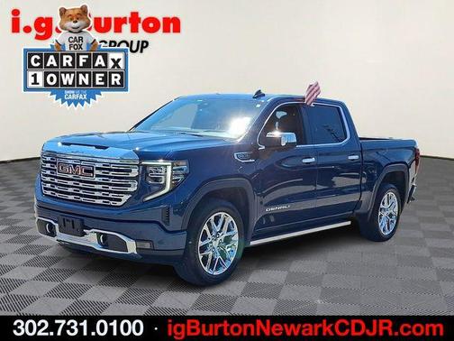 Pacific Blue Metallic 2023 GMC Sierra 1500 Denali