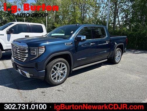 Pacific Blue Metallic 2023 GMC Sierra 1500 Denali