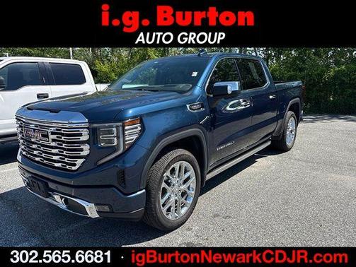 Pacific Blue Metallic 2023 GMC Sierra 1500 Denali
