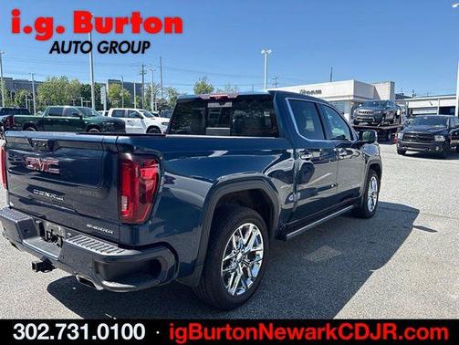 Pacific Blue Metallic 2023 GMC Sierra 1500 Denali