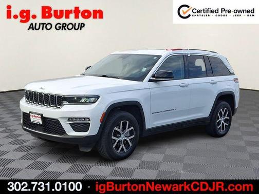 Bright White Clearcoat 2023 Jeep Grand Cherokee Limited