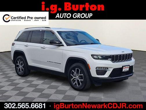 Bright White Clearcoat 2023 Jeep Grand Cherokee Limited