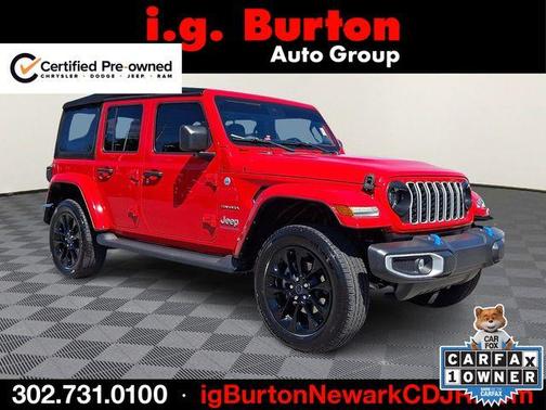 Firecracker Red Clearcoat 2024 Jeep Wrangler 4xe Sahara