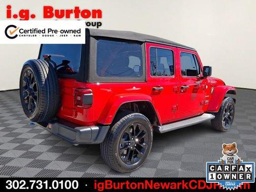Firecracker Red Clearcoat 2024 Jeep Wrangler 4xe Sahara