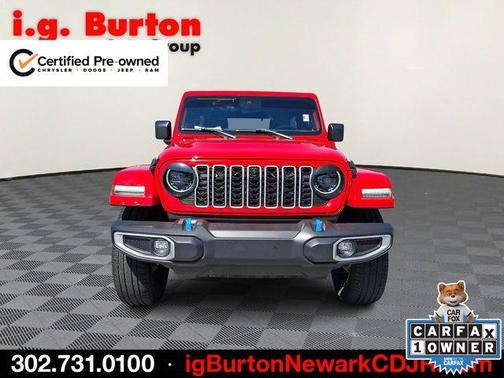 Firecracker Red Clearcoat 2024 Jeep Wrangler 4xe Sahara
