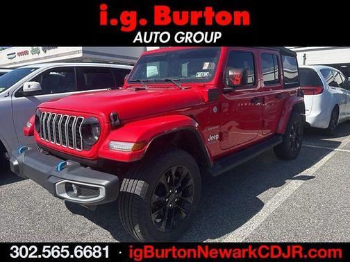 Firecracker Red Clearcoat 2024 Jeep Wrangler 4xe Sahara