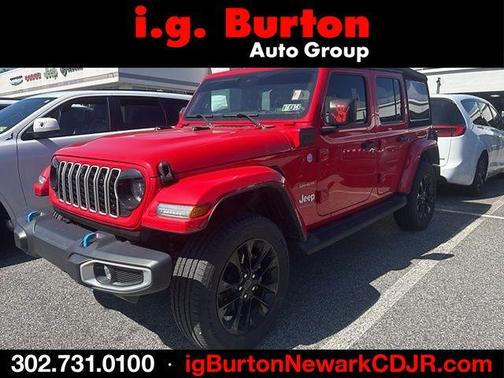 Firecracker Red Clearcoat 2024 Jeep Wrangler 4xe Sahara
