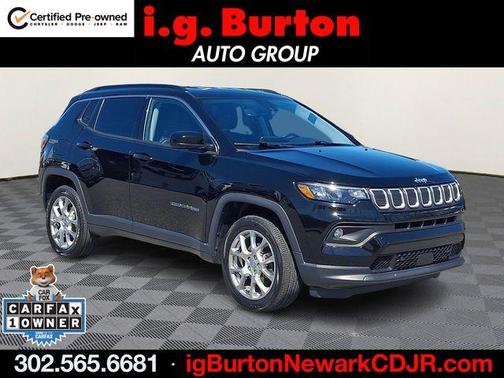 Diamond Black 2022 Jeep Compass Latitude Lux