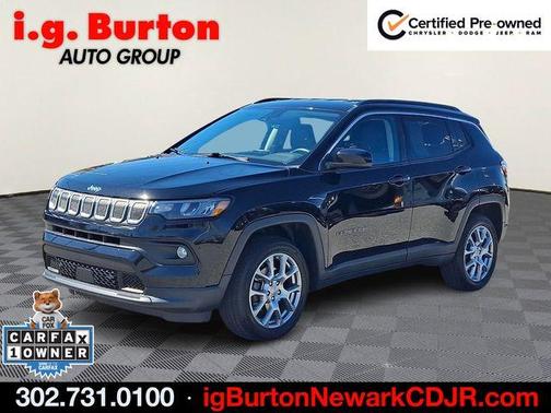 Diamond Black 2022 Jeep Compass Latitude Lux