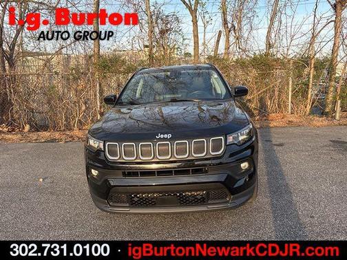 Diamond Black 2022 Jeep Compass Latitude Lux