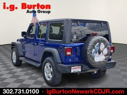 Ocean Blue Metallic 2020 Jeep Wrangler Unlimited Sport