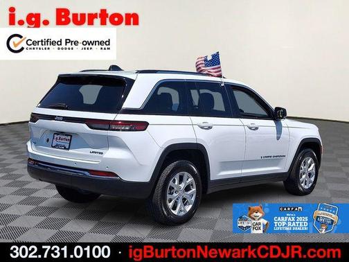 Bright White Clearcoat 2024 Jeep Grand Cherokee Limited
