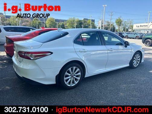 Super White 2019 Toyota Camry LE