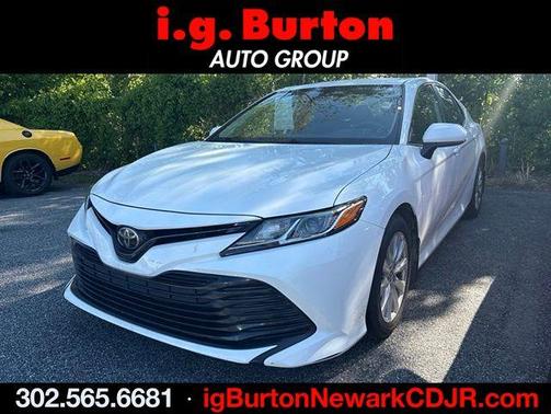 Super White 2019 Toyota Camry LE