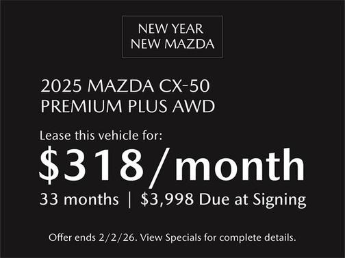 2025 Mazda CX-50 2.5 S Premium Plus Package