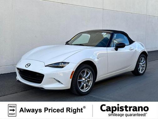Arctic White 2016 Mazda MX-5 Miata Sport
