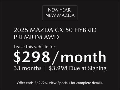 2025 Mazda CX-50 Hybrid Premium Package