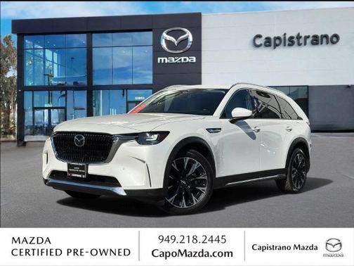 Rhodium White Premium 2024 Mazda CX-90 PHEV Premium