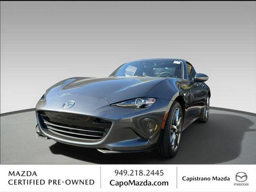 Machine Gray Metallic 2022 Mazda MX-5 Miata RF Grand Touring