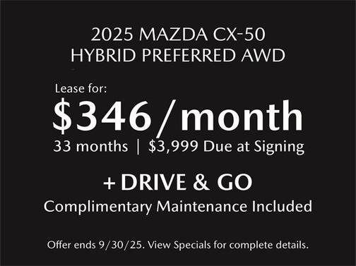 2025 Mazda CX-50 Hybrid Preferred Package