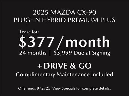 2025 Mazda CX-90 PHEV Premium Plus