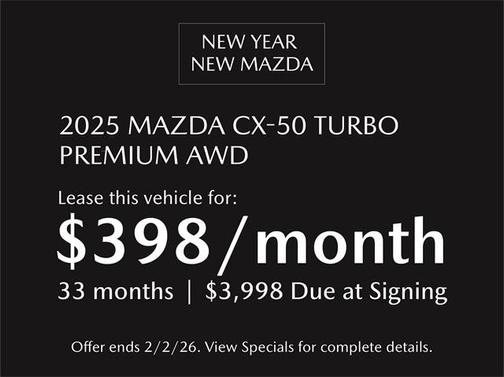 2025 Mazda CX-50 2.5 Turbo Premium Package