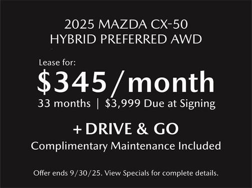 2025 Mazda CX-50 Hybrid Preferred Package
