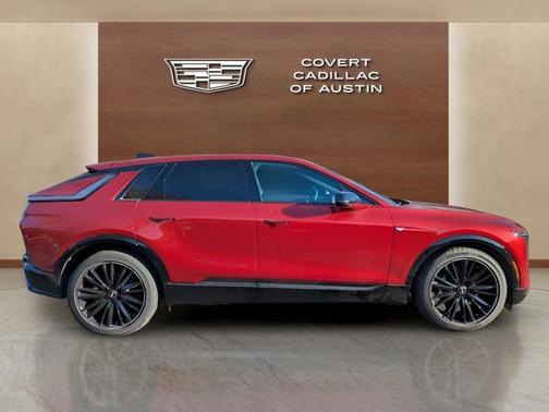 Radiant Red Tintcoat 2025 Cadillac LYRIQ Sport