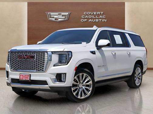 White Frost Tricoat 2021 GMC Yukon XL Denali