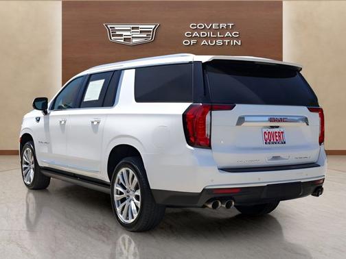 White Frost Tricoat 2021 GMC Yukon XL Denali